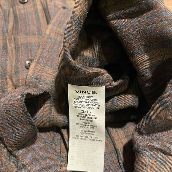 NWT Vince Classic Fit Shirt - Picture 7 of 8